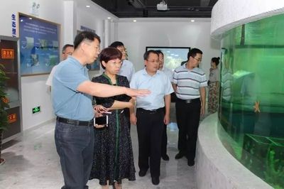 山東省發改委重點處王曉燕處長一行到東方海洋調研工作